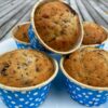 Bananmuffins med chokolade