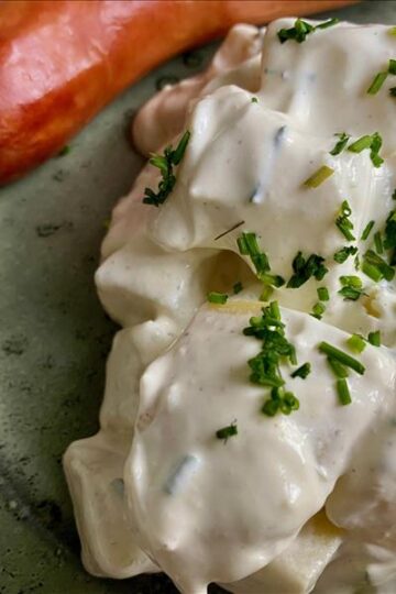 Kartoffelsalat med creme fraiche