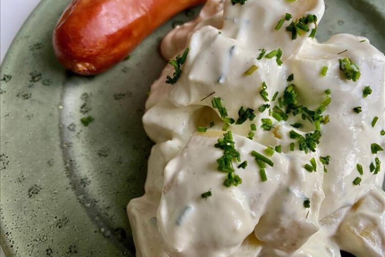 Kartoffelsalat med creme fraiche